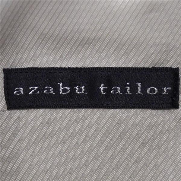 麻布テーラー 2つボタン シングルスーツ L A7 ダークネイビー ノータック 袖口4つ釦 開き見せ azabu tailor 夏物 春夏 薄手 6XA138 | 麻布テーラー | 03
