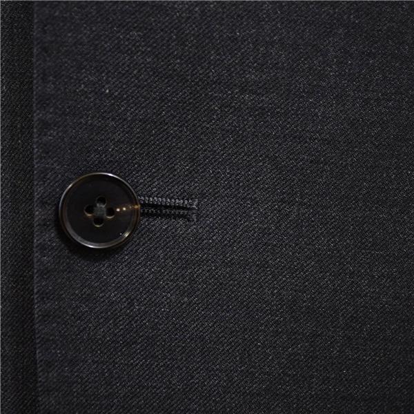 ユニバーサルランゲージ 伊製 REDA生地 3ピース 3つボタン シングルスーツ L A7 ダークグレー ノータック C001 合物 春夏秋 6XA143 | UNIVERSAL LANGUAGE | 02