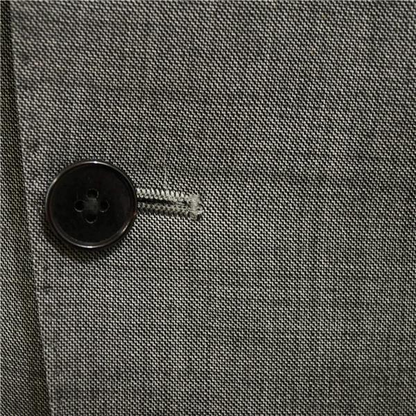 ユニバーサルランゲージ 伊製 ロロピアーナ 130's 2つボタン シングルスーツ L A7 ダークグレー ノータック TR02 合物 春秋 6XA145 | UNIVERSAL LANGUAGE | 02