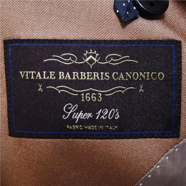 スーツカンパニー 伊製 カノニコ 120's 2つボタン シングルスーツ M A6 キャメルブラウン ノータック 本切羽 196106 合物 春秋 6XA148 | SUIT SQUARE | 04