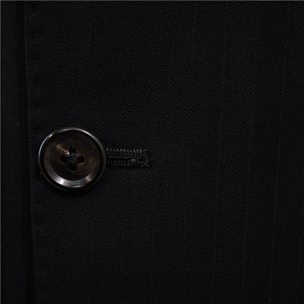 MASIMO plus 伊製 エルメネジルドゼニア生地 2つボタン シングルスーツ XL BB6 ブラック ストライプ 154416-09 夏物 春夏 6XB004 | ZEGNA | 02