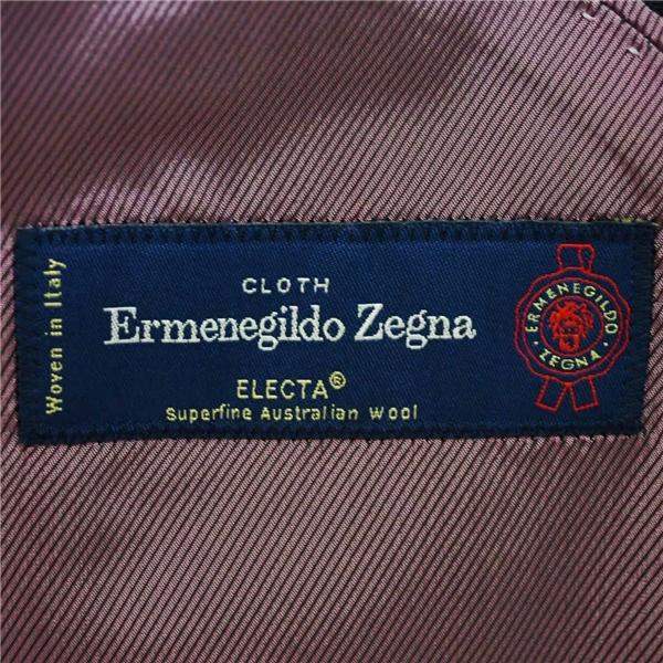 MASIMO plus 伊製 エルメネジルドゼニア生地 2つボタン シングルスーツ XL BB6 ブラック ストライプ 154416-09 夏物 春夏 6XB004 | ZEGNA | 04