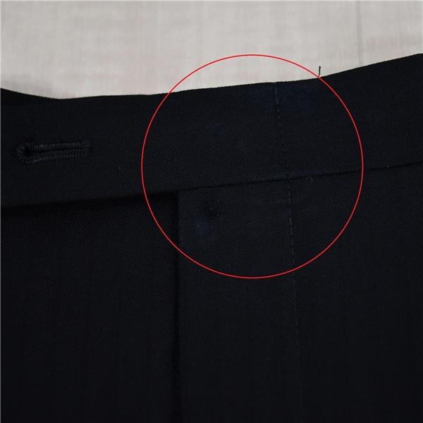 MASIMO plus 伊製 エルメネジルドゼニア生地 2つボタン シングルスーツ XL BB6 ブラック ストライプ 154416-09 夏物 春夏 6XB004 | ZEGNA | 06