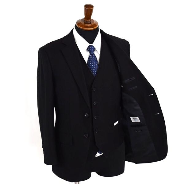 オリヒカ 3ピース 2つボタン シングルスーツ S A4 ブラック 黒 ノータック ブラックスーツ A02739-F 合物 春夏秋 6XB007 | BURBERRY | 06