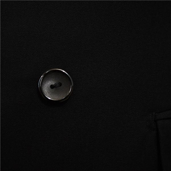 Miyasaka ueda 4つボタン ダブルスーツ M AB4 ブラック ワンタック 開き見せ アジャスターなし ブラックスーツ 合物 春夏秋 6XB010 | ブランド登録なし | 02