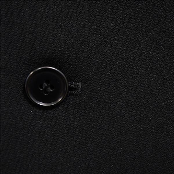 GIOVE GIUNOE 3ピース 3つボタン シングルスーツ L Y7 ブラック ストライプ スリータック 袖口3つ釦 開き見せ 1764 合物 春夏秋 6XB016 | ブランド登録なし | 02