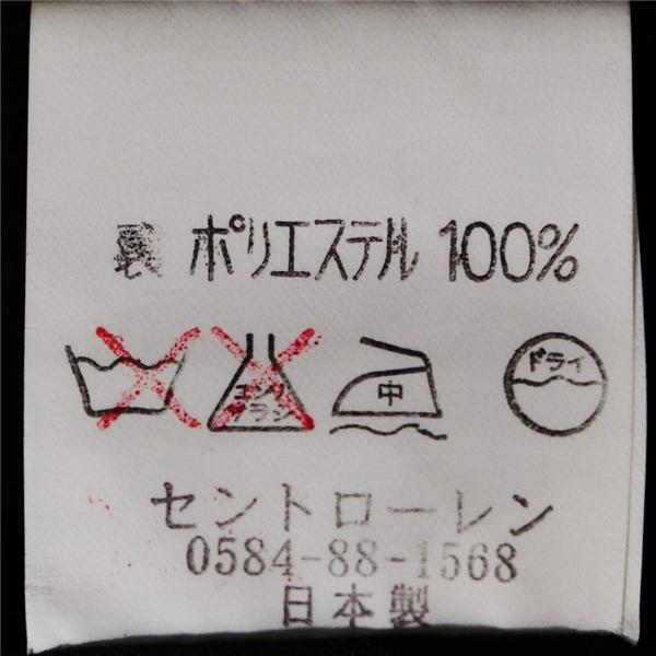 GIOVE GIUNOE 3ピース 3つボタン シングルスーツ L Y7 ブラック ストライプ スリータック 袖口3つ釦 開き見せ 1764 合物 春夏秋 6XB016 | ブランド登録なし | 05