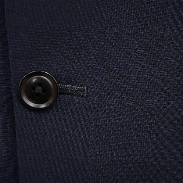 スーツセレクト 2つボタン シングルスーツ XL A8 ダークネイビー グレンチェック ノータック 25-5092266-1 夏物 春夏 薄手 6XB021 | SUIT SELECT | 02