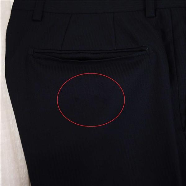 オリヒカ 2つボタン シングルスーツ M A5 ブラック ストライプ ノータック 袖口4つ釦 開き見せ 3112417 夏物 春夏 6XB028 | BURBERRY | 06