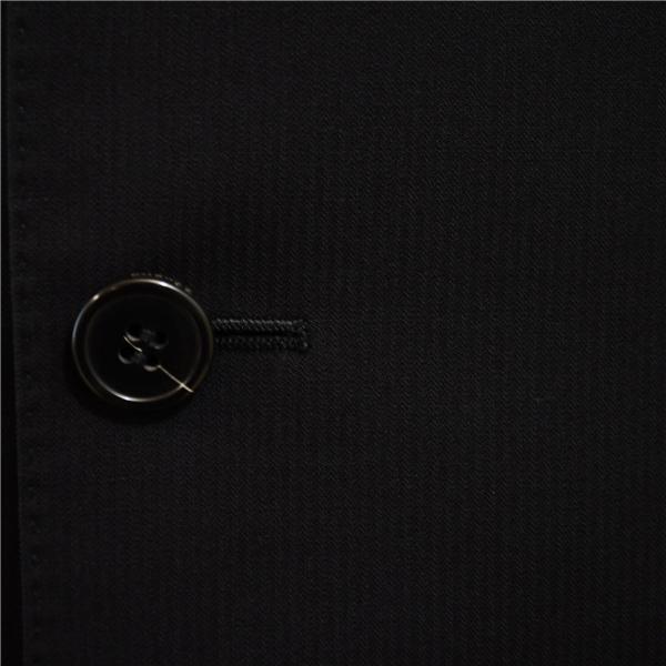 エルメネジルドゼニア Z ZegnaCity 2つボタン シングルスーツ XL A9 ブラック ストライプ 開き見せ 28QCG3 夏物 春夏 薄手 6XB047 | ZEGNA | 02