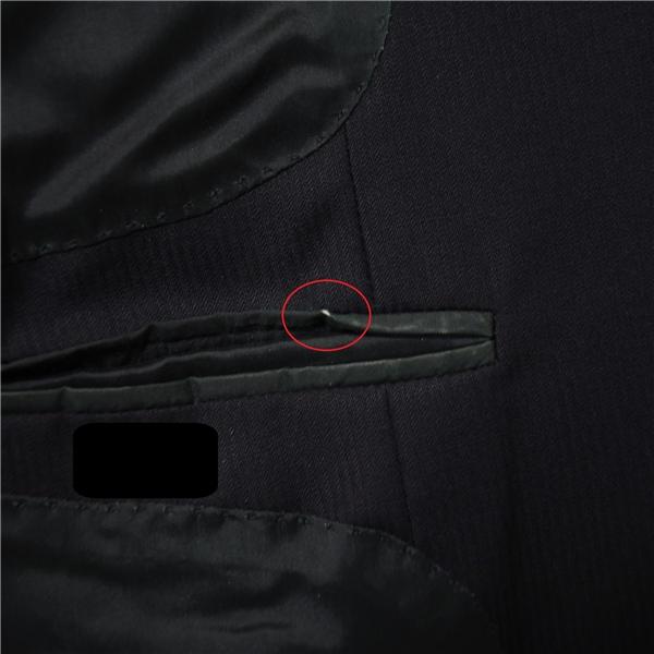 エルメネジルドゼニア Z ZegnaCity 2つボタン シングルスーツ XL A9 ブラック ストライプ 開き見せ 28QCG3 夏物 春夏 薄手 6XB047 | ZEGNA | 06