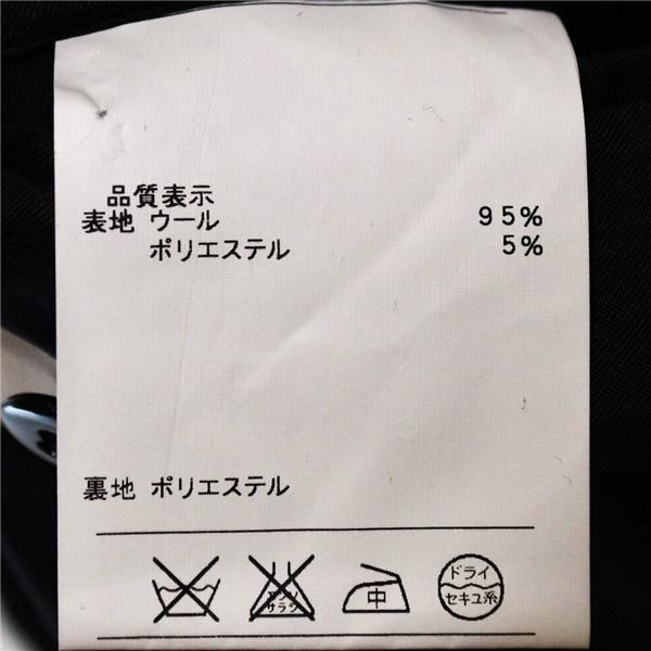 美品 U.P. renoma 4つボタン ダブルスーツ M AB4 ブラック ストライプ 袖口3つ釦 開き見せ ユーピー・レノマ 0109726 夏物 春夏 6XB048 | renoma | 05