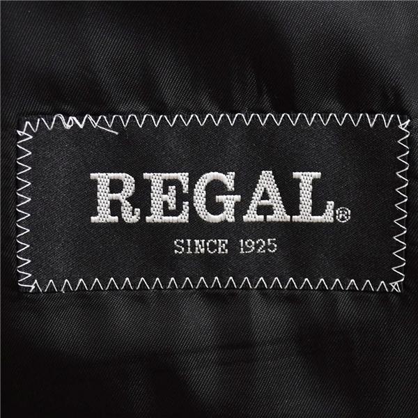 リーガル 2パンツ 2つボタン シングルスーツ XL BE6 ブラック ストライプ 袖口4つ釦 開き見せ YRG03133-92 夏物 春夏 薄手 6XB061 | REGAL | 03