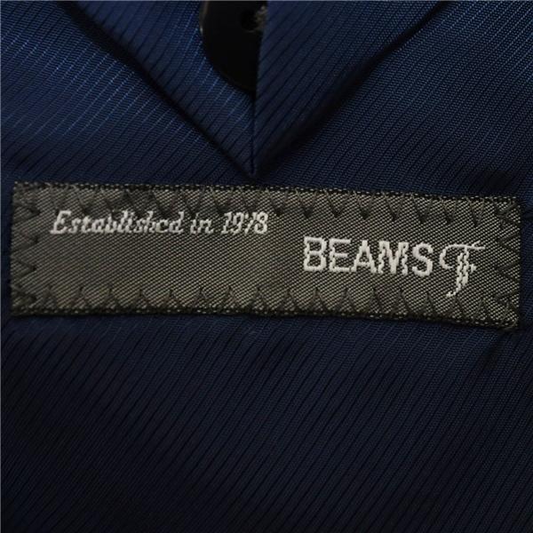 BEAMS F 伊製 ロロピアーナ生地 段返り 3つボタン シングルスーツ S A4 ダークネイビー ストライプ 2117-1463-264-J 夏物 春夏 6XB071 | BEAMS F | 03