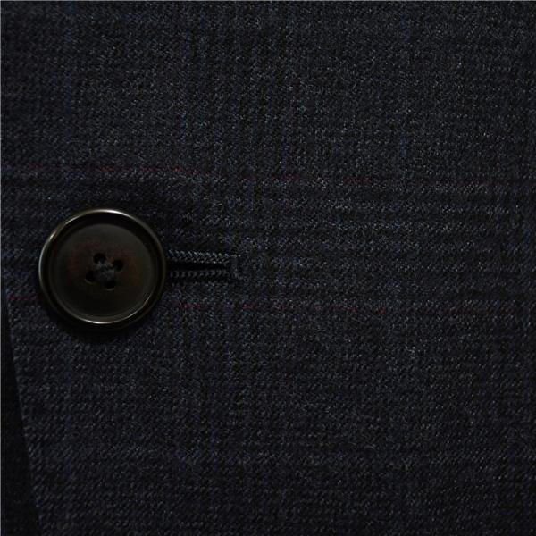 ユナイテッドアローズ 伊製生地 段返り 3つボタン シングルスーツ S A4 ダークネイビー グレンチェック 3122-110-1197 春夏 6XB072 | UNITED ARROWS | 02