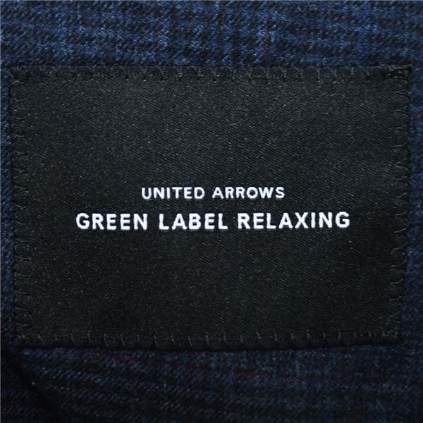 ユナイテッドアローズ 伊製生地 段返り 3つボタン シングルスーツ S A4 ダークネイビー グレンチェック 3122-110-1197 春夏 6XB072 | UNITED ARROWS | 03