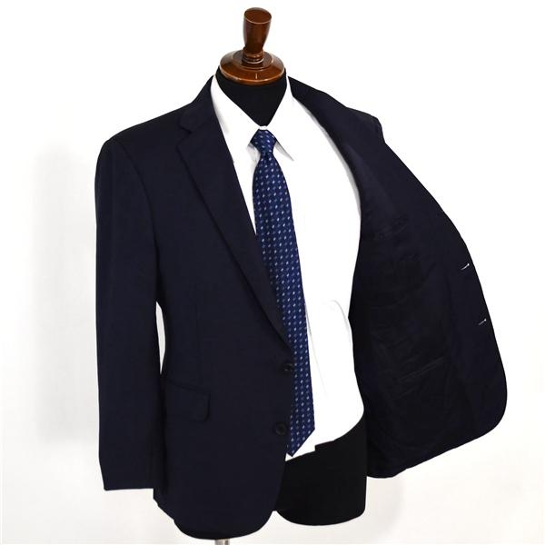 POLO ラルフローレン 段返り 3つボタン シングルスーツ S A4 ダークネイビー 袖口4つ釦 開き見せ X22 合物 春秋 6XB073 | POLO RALPH LAUREN | 01