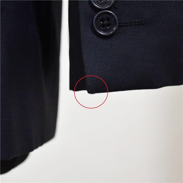 POLO ラルフローレン 段返り 3つボタン シングルスーツ S A4 ダークネイビー 袖口4つ釦 開き見せ X22 合物 春秋 6XB073 | POLO RALPH LAUREN | 07