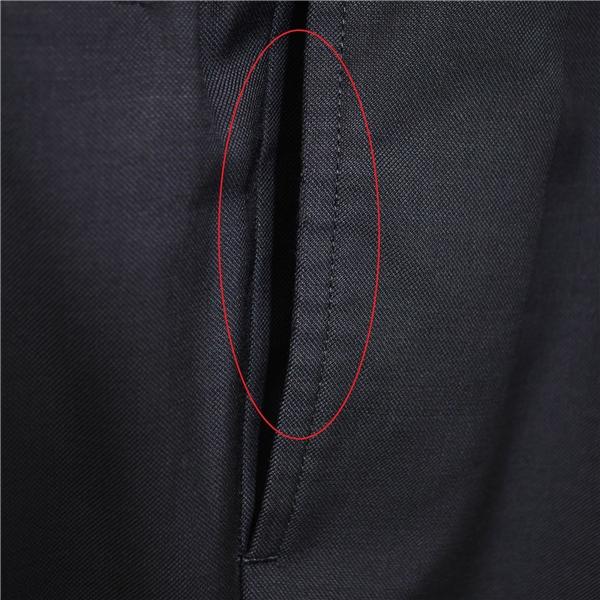 POLO ラルフローレン 段返り 3つボタン シングルスーツ S A4 ダークネイビー 袖口4つ釦 開き見せ X22 合物 春秋 6XB073 | POLO RALPH LAUREN | 09