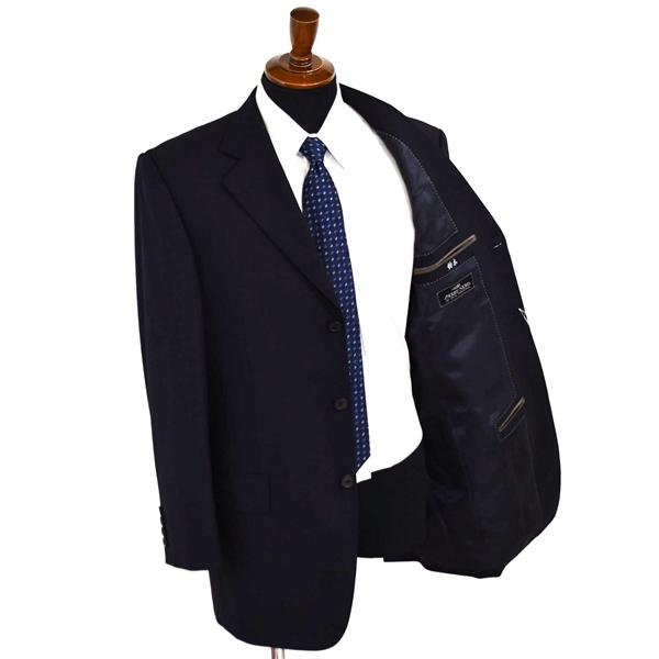 新品 未使用品 PASHU NERO 3つボタン シングルスーツ L A7 ダークネイビー 袖口4つ釦 開き見せ 150200 夏物 春夏 薄手 6XB079 | ブランド登録なし | 01