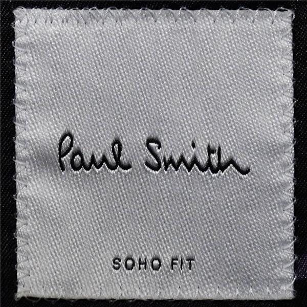 ポールスミス 伊製 ゼニア生地 2つボタン シングルスーツ L A6 ダークネイビー ストライプ ノータック PF-ST-00000 合物 春秋 6XB092 | Paul Smith | 03