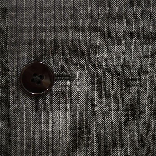 DOLCE ＆ GABBANA 2つボタン シングルスーツ XL A8 ダークグレー ストライプ 袖口4つ釦 開き見せ G1PRCT 合物 春秋 6XB094 | DOLCE&GABBANA | 02