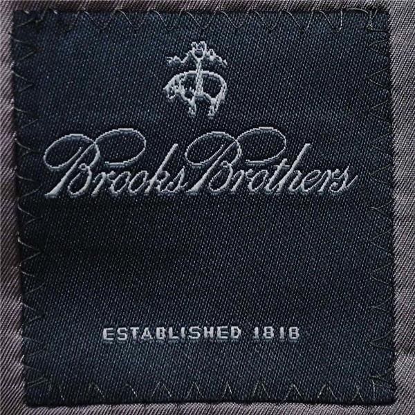 ブルックスブラザーズ 段返り 3つボタン シングルスーツ M AB4 ダークグレー ストライプ ノータック 19-04-2614-33-55 夏物 春夏 6XB095 | BROOKS BROTHERS | 03