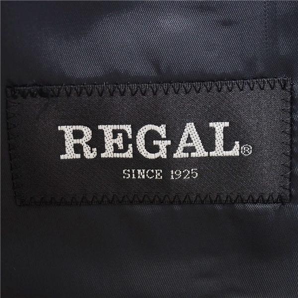 リーガル 3つボタン シングルスーツ M AB5 ダークグレー 千鳥格子 袖口4つ釦 開き見せ 0040151-H 合物 春秋 6XB097 | REGAL | 03