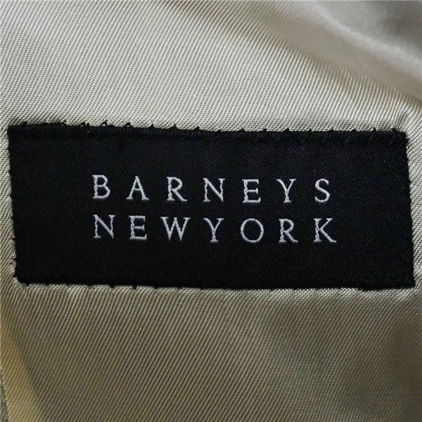 バーニーズニューヨーク 3つボタン シングルスーツ M A5 ダークネイビー ノータック 袖口4つ釦 開き見せ RE028F13X 合物 春秋 6XB104 | BARNEYS NEWYORK | 03