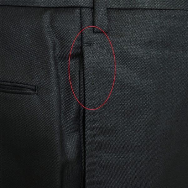 バーニーズニューヨーク 3つボタン シングルスーツ M A5 ダークネイビー ノータック 袖口4つ釦 開き見せ RE028F13X 合物 春秋 6XB104 | BARNEYS NEWYORK | 06