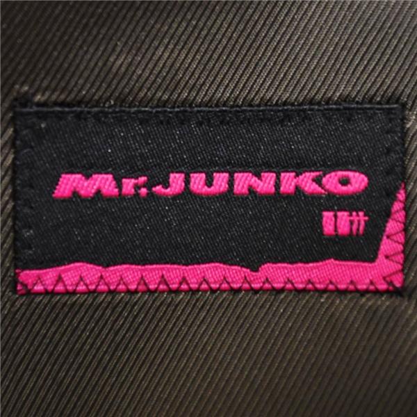 Mr.JUNKO 2パンツ 2つボタン シングルスーツ M A5 ダークネイビー ストライプ ノータック 本切羽 YMJK71000-23 合物 春秋 6XB109 | ブランド登録なし | 03