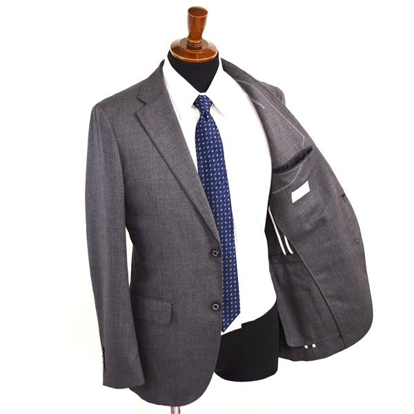 マッキントッシュ フィロソフィー 2つボタン シングルスーツ L Y7 ダークグレー バーズアイ ノータック H1E20-732-07 夏物 春夏 6XC002 | MACKINTOSH PHILOSOPHY | 01