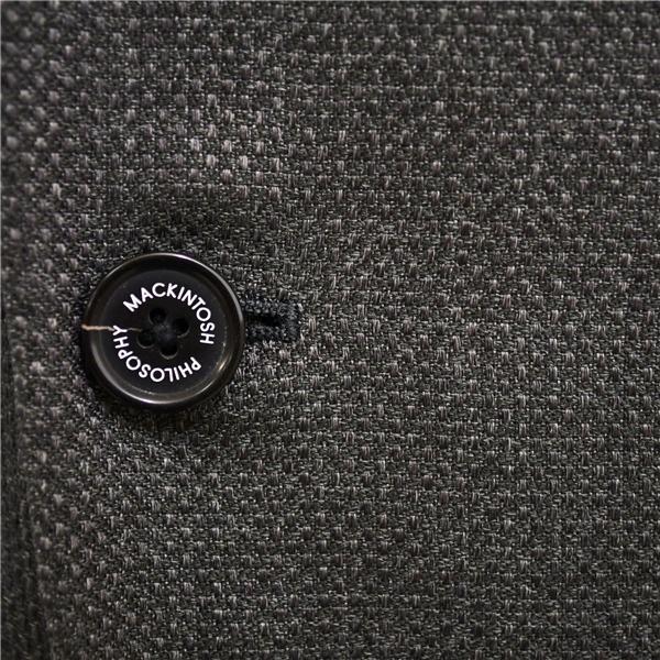 マッキントッシュ フィロソフィー 2つボタン シングルスーツ L Y7 ダークグレー バーズアイ ノータック H1E20-732-07 夏物 春夏 6XC002 | MACKINTOSH PHILOSOPHY | 02