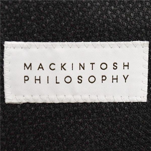 マッキントッシュ フィロソフィー 2つボタン シングルスーツ L Y7 ダークグレー バーズアイ ノータック H1E20-732-07 夏物 春夏 6XC002 | MACKINTOSH PHILOSOPHY | 03