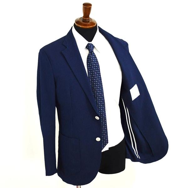 マッキントッシュ フィロソフィー 2つボタン シングルスーツ L A7 ダークネイビー チェック ノータック H1E22-362-27 夏物 春夏 6XC004 | MACKINTOSH PHILOSOPHY | 01