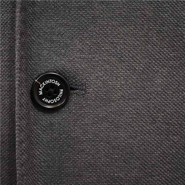 マッキントッシュ フィロソフィー 2つボタン シングルスーツ L A6 ダークグレー ノータック H1E21-570-06 夏物 春夏 薄手 6XC007 | MACKINTOSH PHILOSOPHY | 02