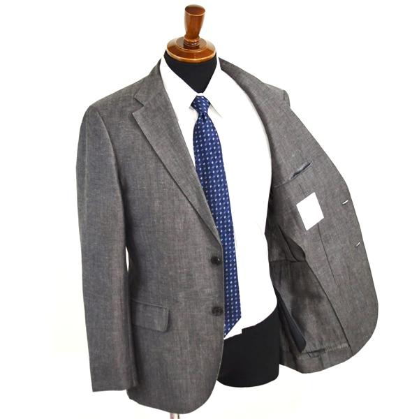 マッキントッシュ フィロソフィー 2つボタン シングルスーツ L YA7 ダークグレー 杢 ノータック H1E32-128-08 夏物 春夏 薄手 6XC008 | MACKINTOSH PHILOSOPHY | 01