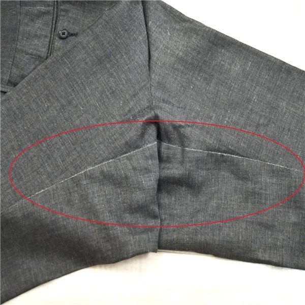 マッキントッシュ フィロソフィー 2つボタン シングルスーツ L YA7 ダークグレー 杢 ノータック H1E32-128-08 夏物 春夏 薄手 6XC008 | MACKINTOSH PHILOSOPHY | 06