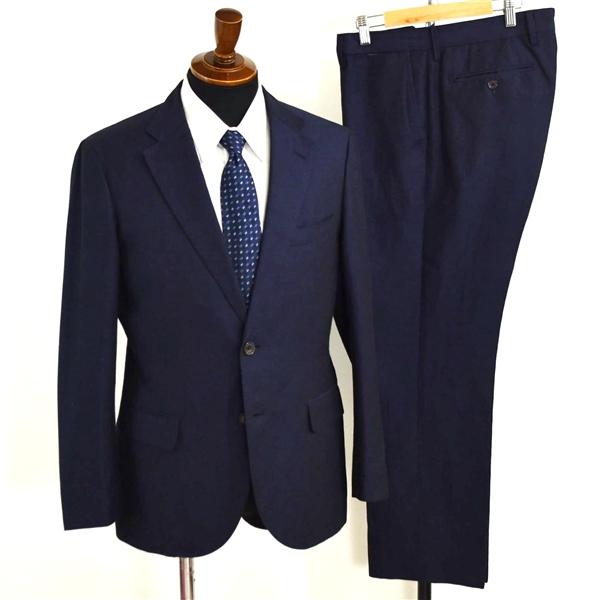 マッキントッシュ フィロソフィー 2つボタン シングルスーツ L YA7 ダークネイビー ノータック H1E32-128-29 夏物 春夏 薄手 6XC009 | MACKINTOSH PHILOSOPHY