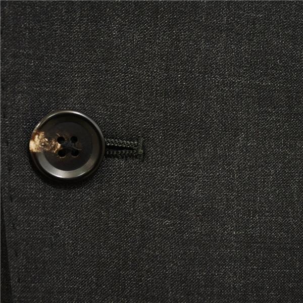 ONLY 英国製 ドーメル生地 2つボタン シングルスーツ M YA4 ダークグレー ノータック 開き見せ 5-0122-41-469 夏物 春夏 薄手 6XC013 | ONLY | 02