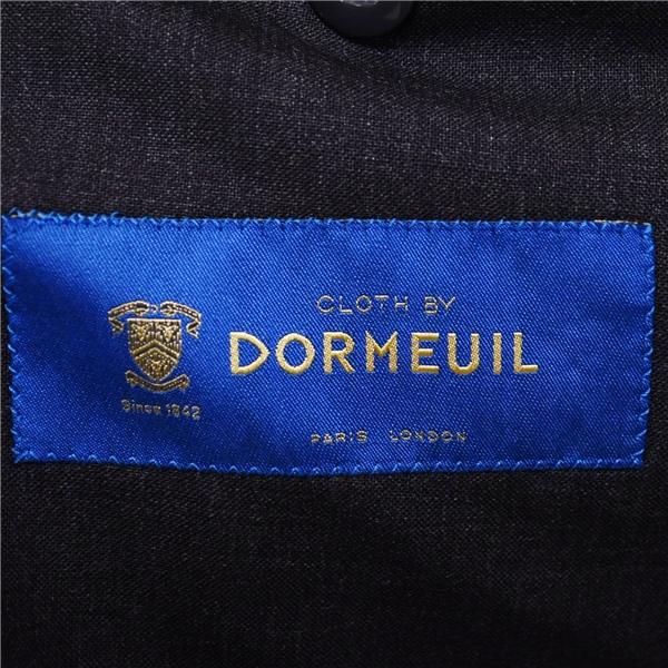 ONLY 英国製 ドーメル生地 2つボタン シングルスーツ M YA4 ダークグレー ノータック 開き見せ 5-0122-41-469 夏物 春夏 薄手 6XC013 | ONLY | 04