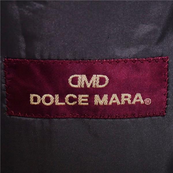 DMD DOLCE MARA 伊製 100's生地 2つボタン シングルスーツ S YA6 ダークグレー ストライプ ノータック 445133-1 夏物 春夏 6XC018 | ブランド登録なし | 03