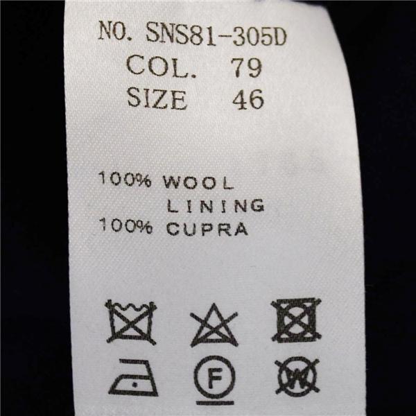 SENTINEL DECIDE 英国製生地 2つボタン シングルスーツ M YA5 ダークネイビー ノータック SNS81-305D 夏物 春夏 薄手 6XC019 | ブランド登録なし | 05