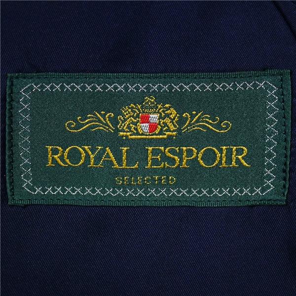 ROYAL ESPOIR 3ピース 2つボタン シングルスーツ XL BE7 ダークネイビー ストライプ ノータック 319-1A 合物 春夏秋 6XC025 | ブランド登録なし | 03