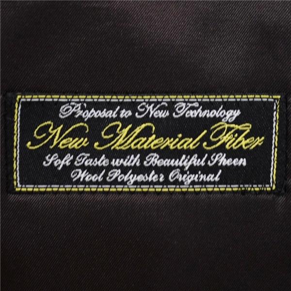 P.S.FA 2つボタン シングルスーツ XL A8 ダークグレー ストライプ ノータック 袖口4つ釦 開き見せ PEC132903-18 夏物 春夏 薄手 6XC041 | Perfect Suit FActory | 04