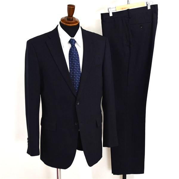 P.S.FA 2つボタン シングルスーツ XL A8 ダークグレー ウインドペン ノータック 袖口4つ釦 開き見せ 20293820-88 夏物 春夏 薄手 6XC042 | Perfect Suit FActory