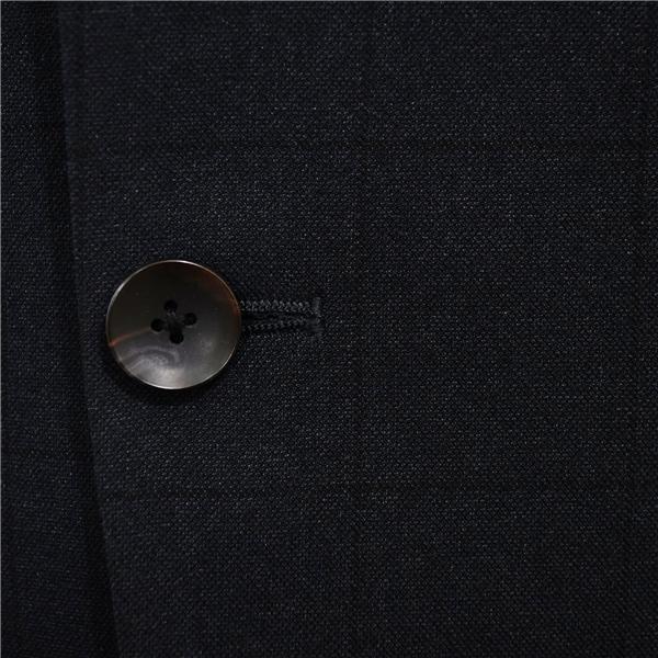 P.S.FA 2つボタン シングルスーツ XL A8 ダークグレー ウインドペン ノータック 袖口4つ釦 開き見せ 20293820-88 夏物 春夏 薄手 6XC042 | Perfect Suit FActory | 02