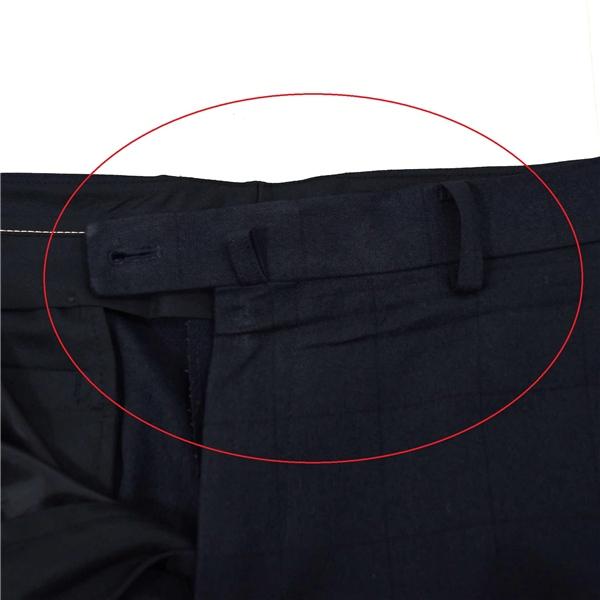 P.S.FA 2つボタン シングルスーツ XL A8 ダークグレー ウインドペン ノータック 袖口4つ釦 開き見せ 20293820-88 夏物 春夏 薄手 6XC042 | Perfect Suit FActory | 06