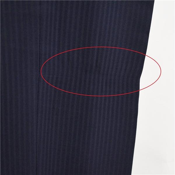 P.S.FA 2つボタン シングルスーツ XL A8 ダークネイビー ストライプ ノータック 袖口4つ釦 開き見せ 11250921-85 夏物 春夏 薄手 6XC046 | Perfect Suit FActory | 09