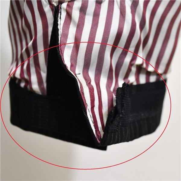 P.S.FA 2つボタン シングルスーツ L Y8 ブラック ストライプ ノータック 袖口4つ釦 本切羽 IC020252-09S 夏物 春夏 薄手 6XC047 | Perfect Suit FActory | 05